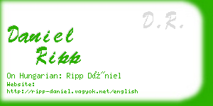 daniel ripp business card